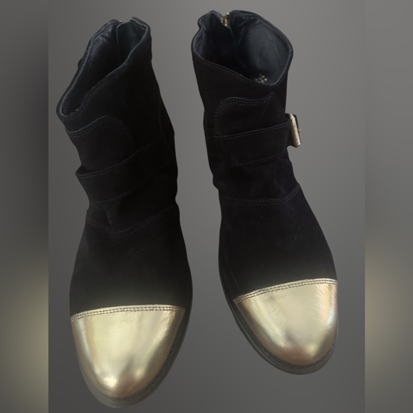 Balmain & H&M Black suede Ankle Boots Sz eur 40, US 8.5 No Box. Never Used. - Picture 6 of 7